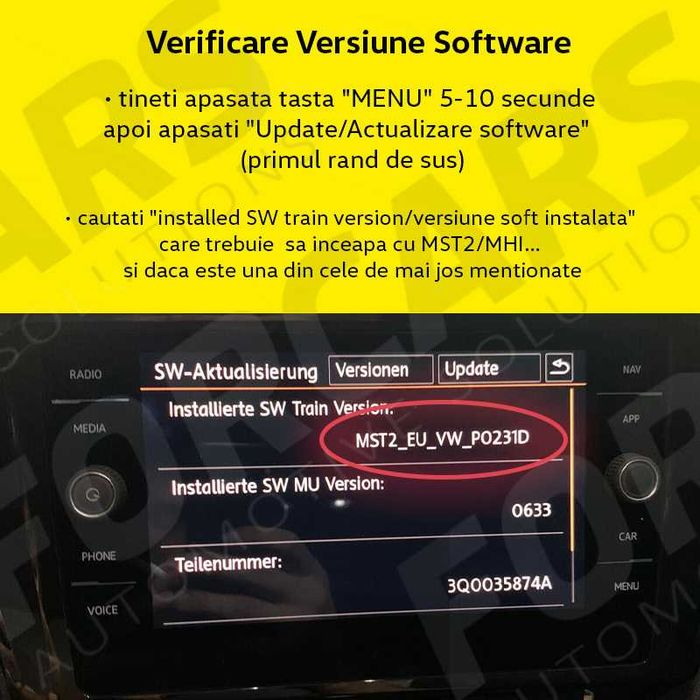 Activare Cheie App-Connect Volkswagen Golf 7 Passat B8  Tiguan T-Roc