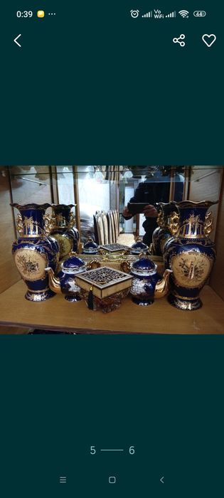 арзонга чой сервиз, вазалар ва бошка идишлар сотамиз