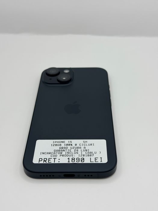 Iphone 15 128GB 100% Garantie Rate BuyBack - zonemag.ro