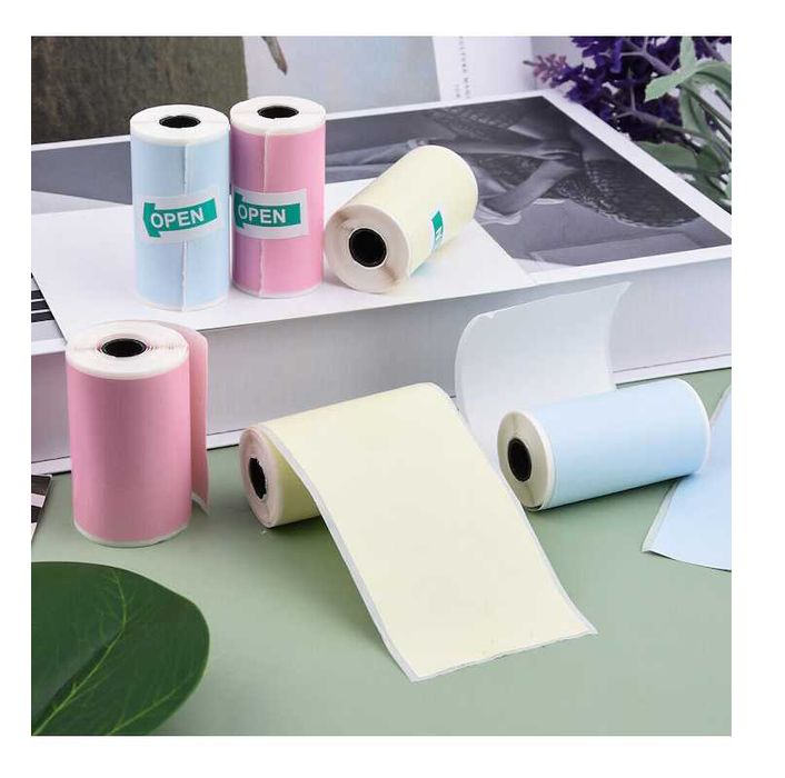 Термохартия за мини принтер Mercado Trade, Лепяща, 3бр. комплект