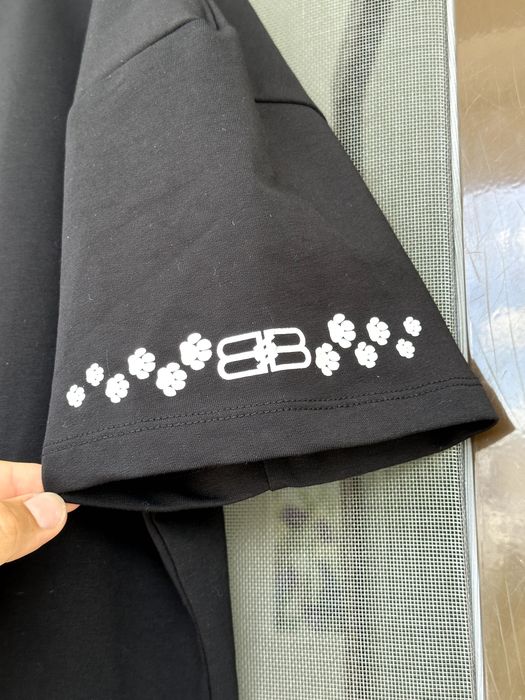 Дамска дълга тениска BALENCIAGA Paris - размер XXL, Отлично състояние