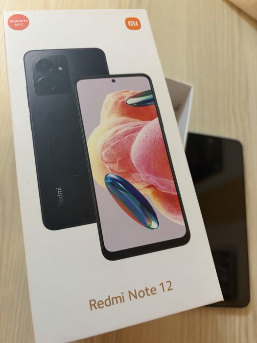 Telefon Redmi Note 12 Ice Blue 4 GB RAM 128 GB Dual SIM, stare foarte bună