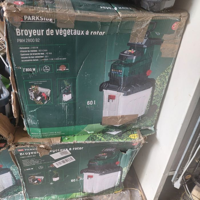 Градински Шредер Дробилка за Клони PARKSIDE 2800W