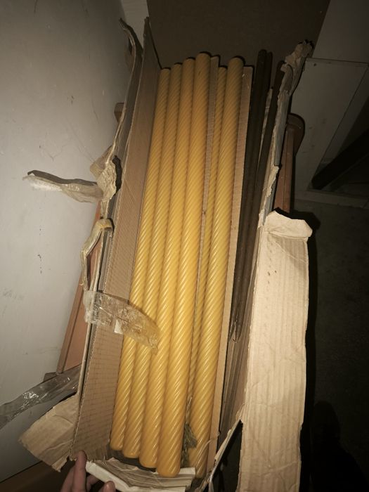 Lumanare din ceara  pentru botez / nunta