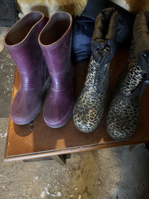 Детские резиновые сапоги