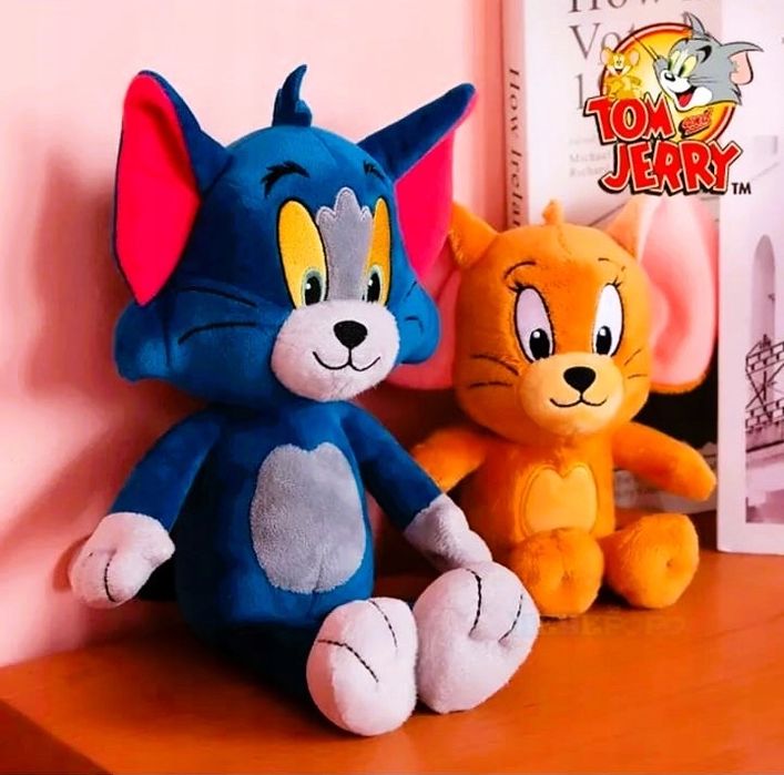 Комплект плюшена играчка Том и Джери, Tom and Jerry плюшени играчки