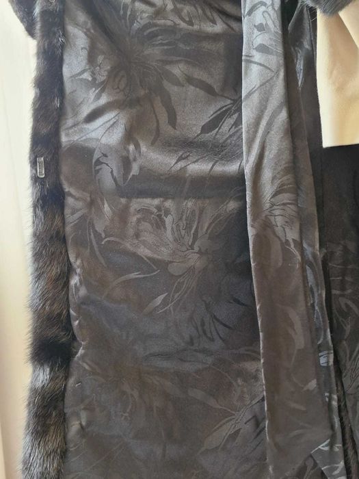 Норковая шуба цельная