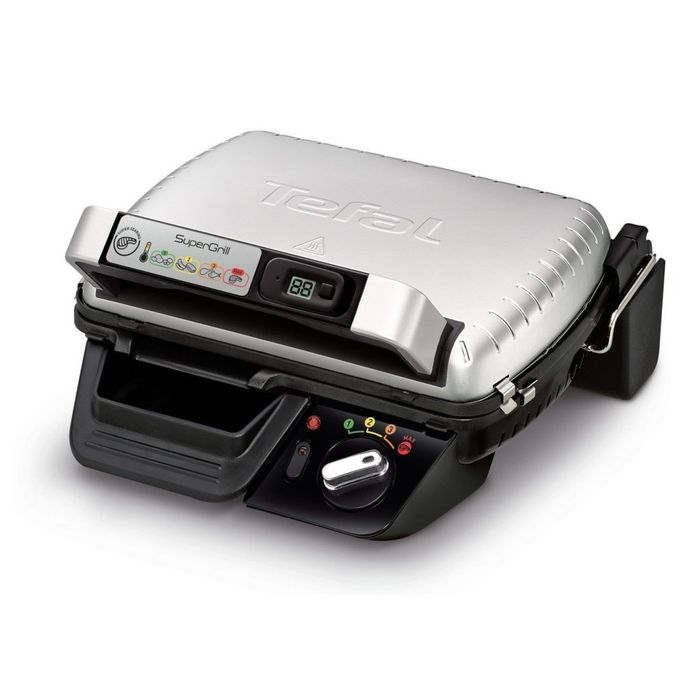 Gratar electric Tefal Super Grill GC451B12, 2000 W, 4 Nivele,