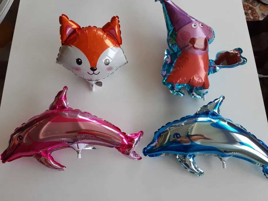 Балони фолиеви надути с въздух, на пръчка