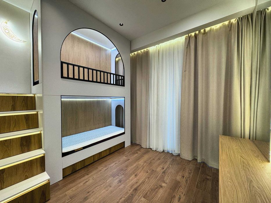 PARKWOOD/ 3 Ком/ Качественный ремонт/ вид двор фонтан/ Техника Bosch