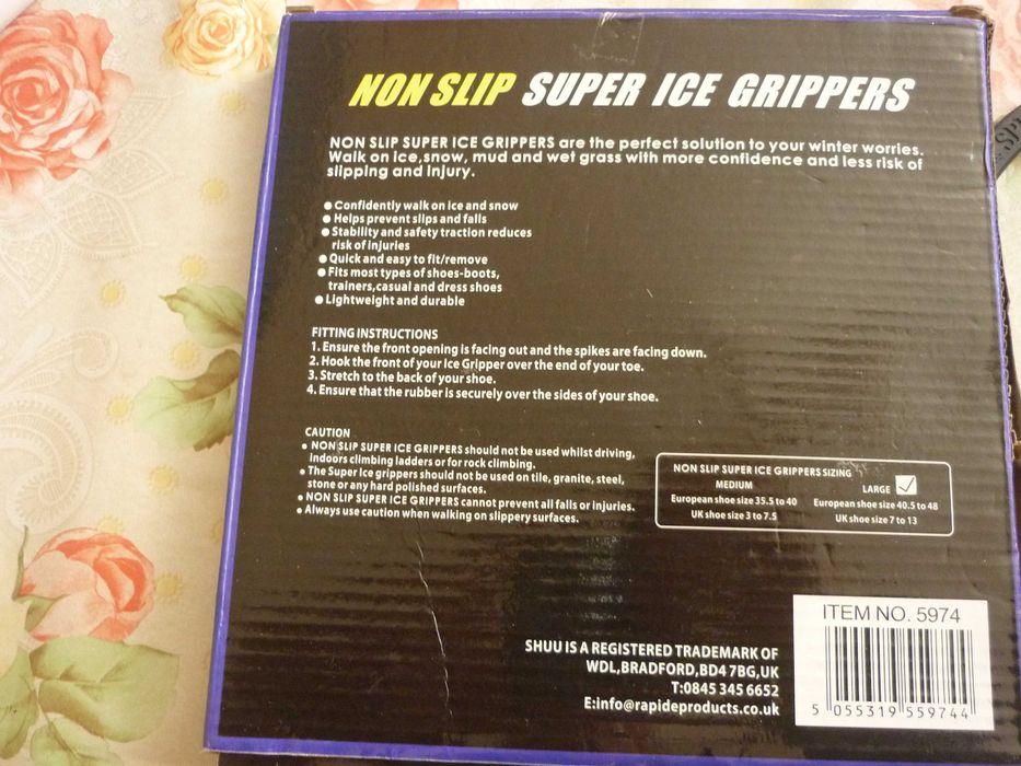 Шипове за обувки против хлъзгане/ледоходки.