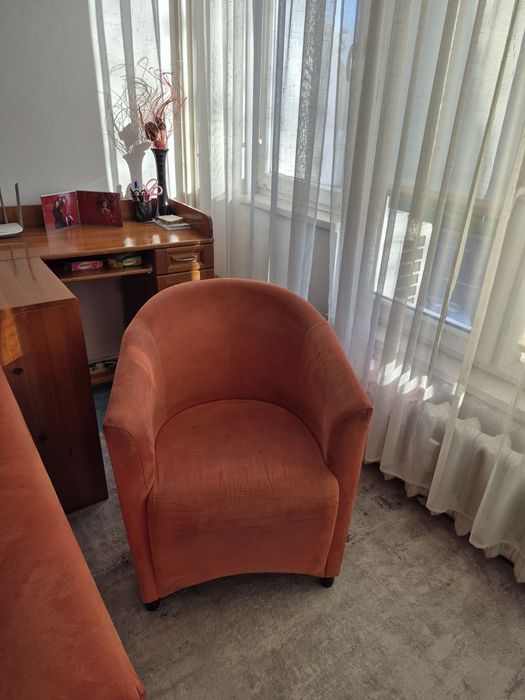 Ъглов Диван 295см х 210см + фотьойл