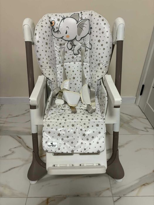 Столче за хранене Lorelli - Felicita, бежово със слонче