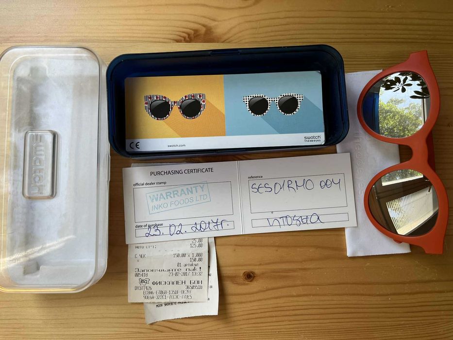 Слънчеви очила, Swatch the eyes