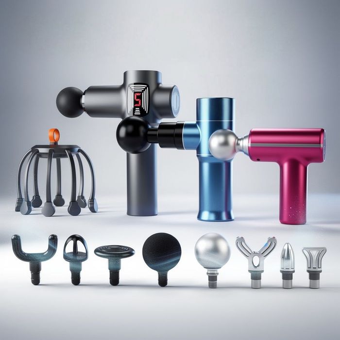 Ручной вибро массажер электрический для ног шеи спины живота головы