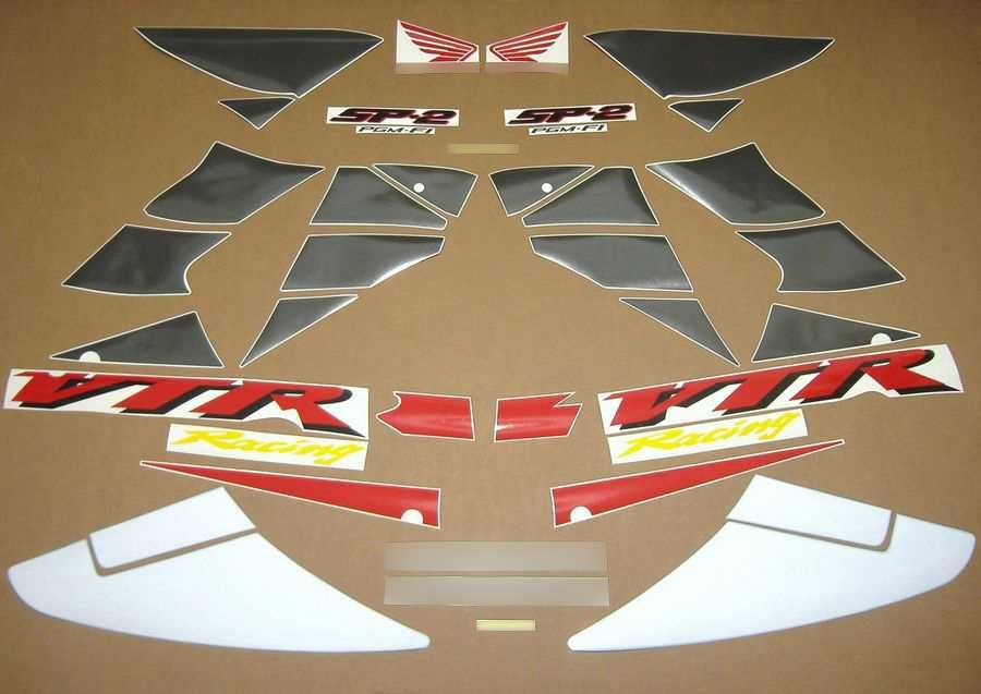 Стикери Honda VTR/RVT 1000  SP1 SP2 RC51 хонда втр лепенки sp-1 sp-2