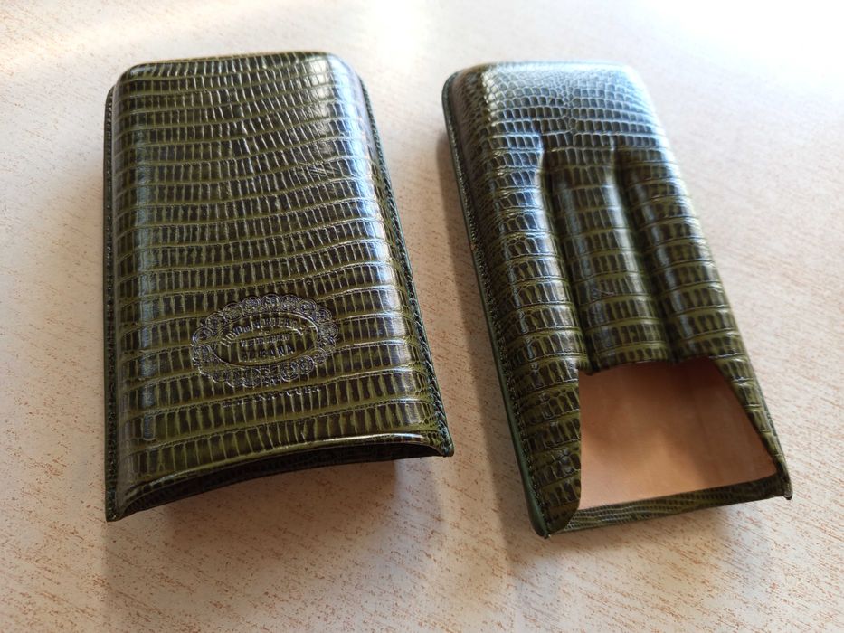 Калъф за пури естествена кожа