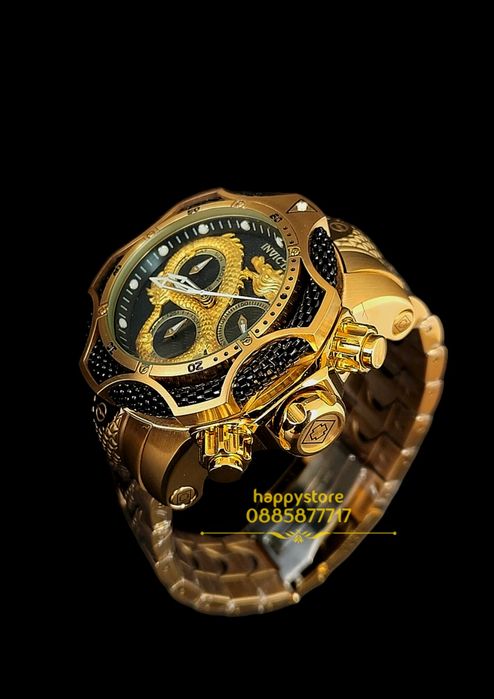 часовник INVICTA Venom Dragon Gold 52 mm, Инвикта нов