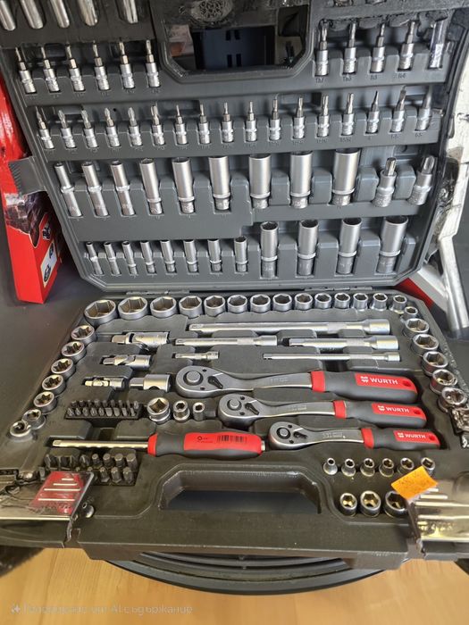 Гедоре WURTH !154 части ! ПРОМОЦИЯ!!! 2 броя  НАЛИЧНИ