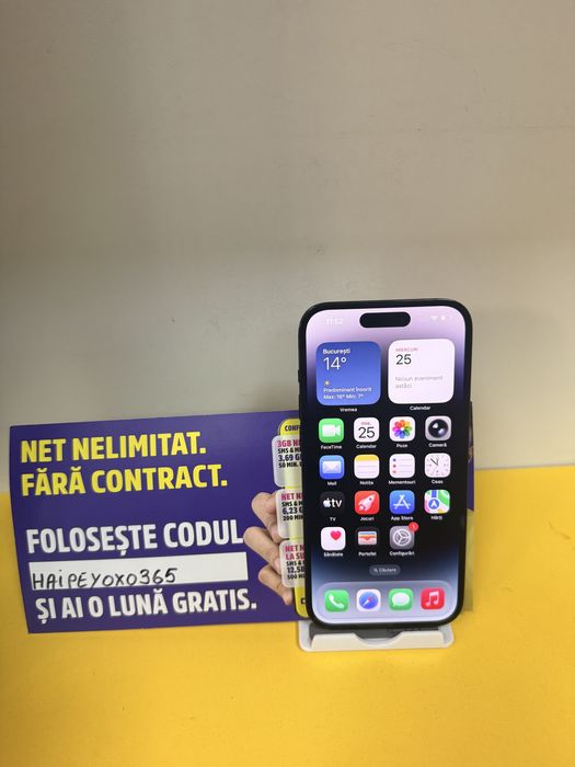 Iphone 14 pro 256 gb 100% bateria absolut impecabil