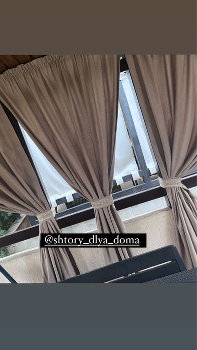 Шторы для беседок и террас