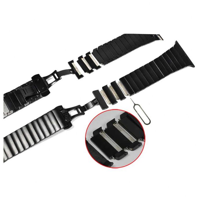 Curea metalica ceas Apple Watch seria 11/10/ 9/87/6/5 42 44 45mm