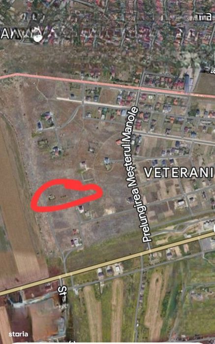 Teren de vânzare – Zona Veterani | 1000 mp | Deschidere dublă