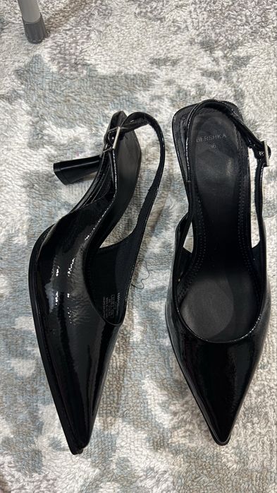 Туфли лаковые новые+ birkenstock