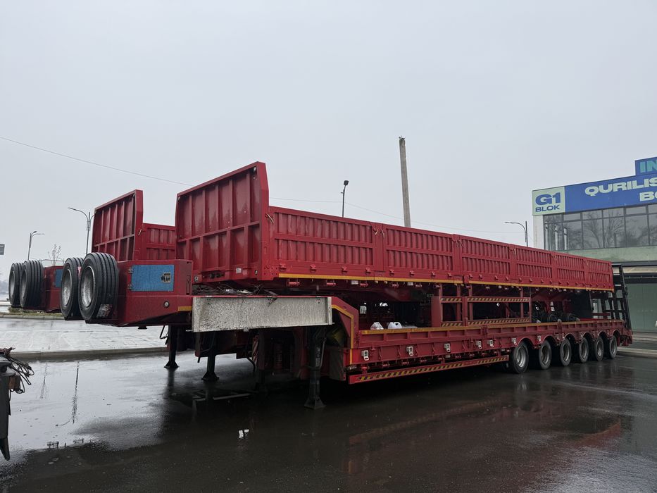 13/14+7 m universal pritsept универсальный прицеп контейнеравоз