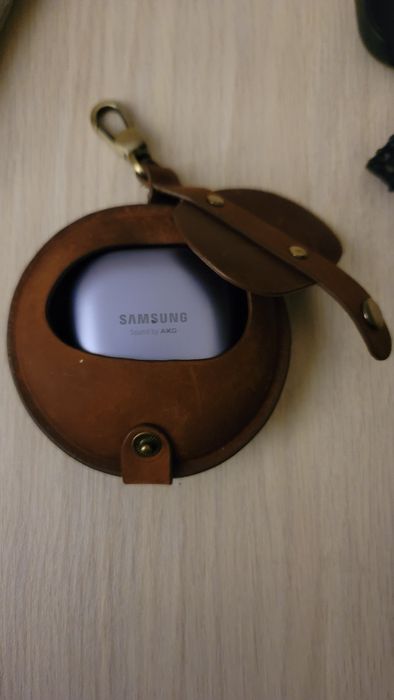 Чехол натуральная кожа для наушников