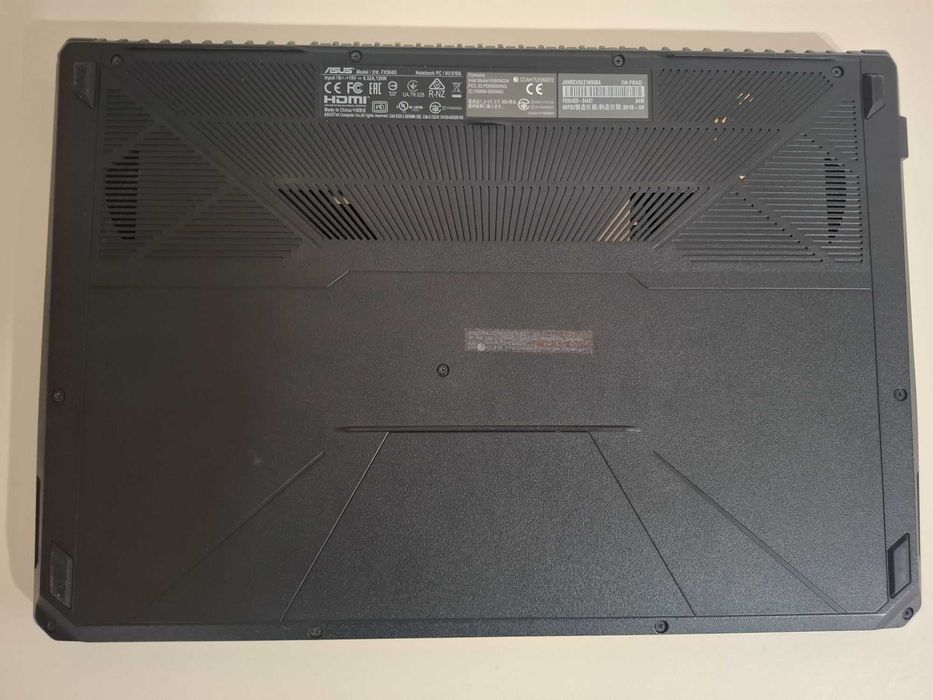 Laptop Asus tuf fx504 intel i5-8300H 8gb ram 512gb