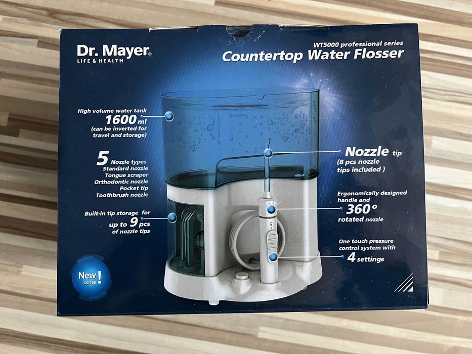 Dus bucal Dr. Mayer, rezervor 1.6L + 8 capete incluse, ca nou