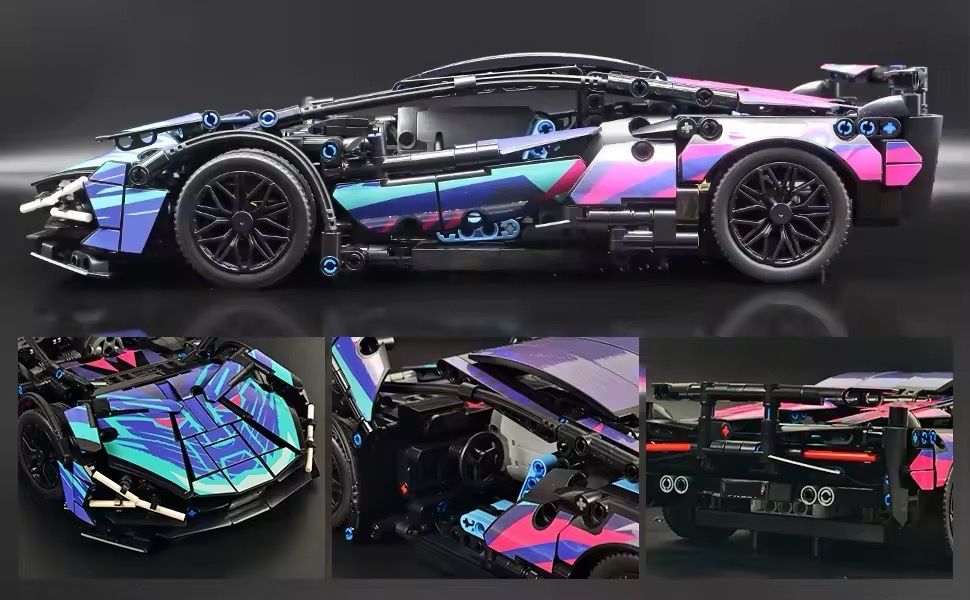Конструктор тип LEGO TECHNIC Lamborgini /Bugatti