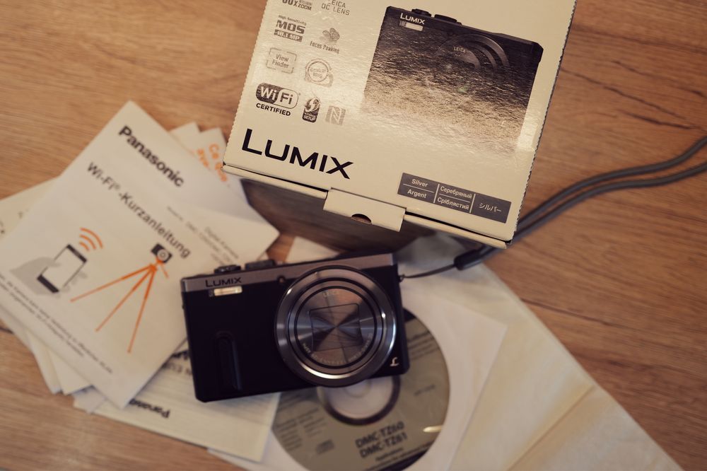 Panasonic Lumix DMC TZ61 Leica Lens HD WiFi USB aparat foto retro