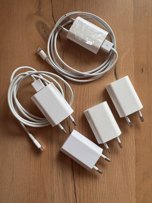 Зарядно за iPhone с кабел и адаптер USB