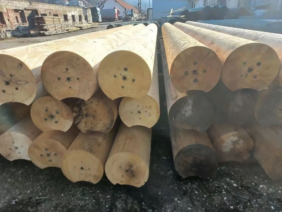 vand Casa din lemn masiv, cabană tip A,