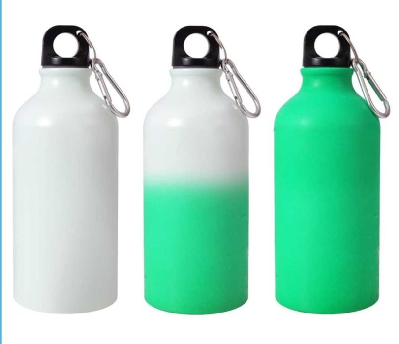 НОВО!Сублимационна спортна бутилка,термочувствителна към студ 500 мл!