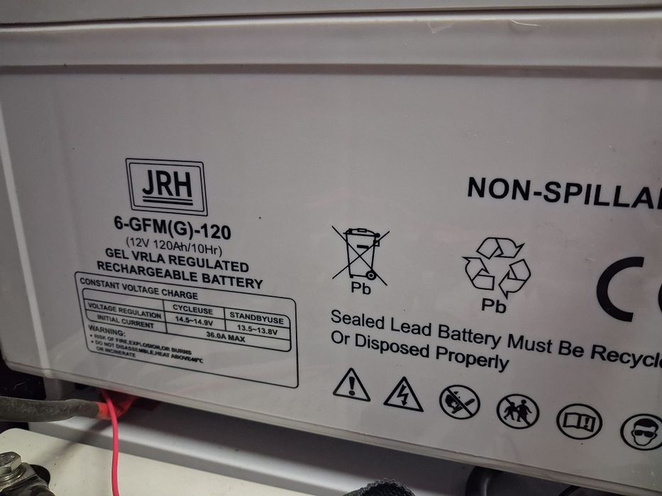 Baterii gel 12v 120ah stocare