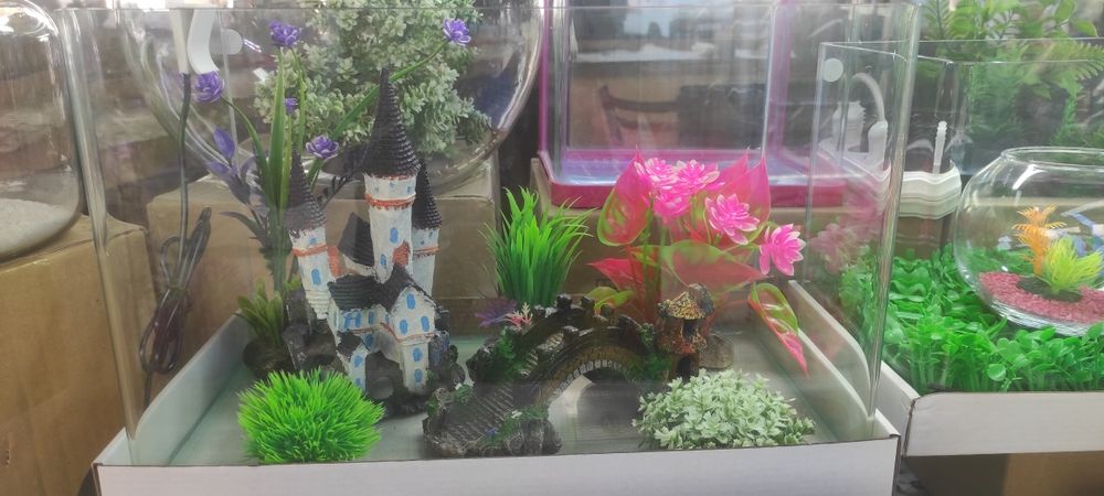 Круглые аквариумы!