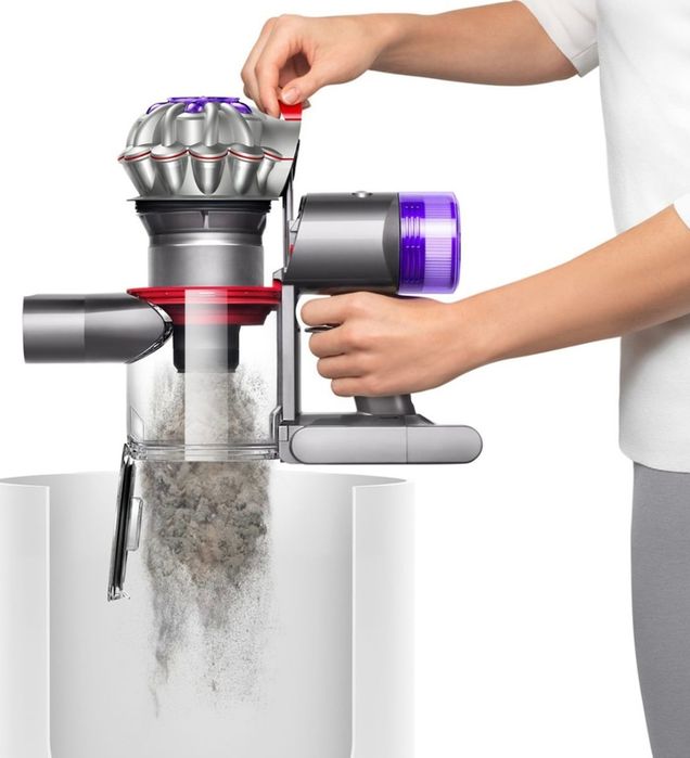 Вертикална безжична прахосмукачка Dyson V8 Advanced – Пълен комплект, с кутия (Като нова)