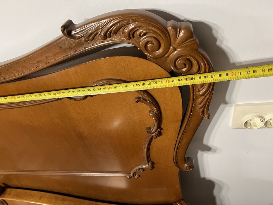 Pat - tablii lemn masiv plus comode