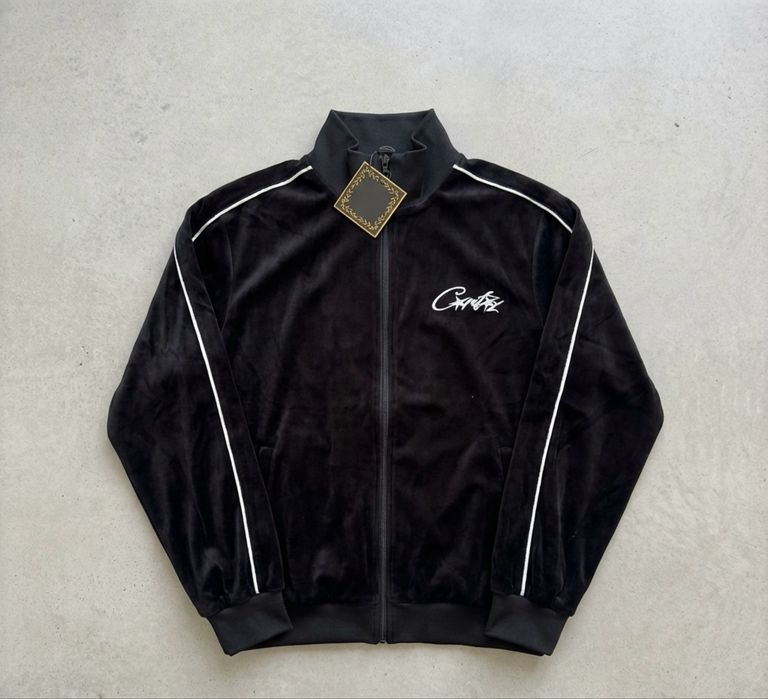 Corteiz яке /zip up - черно