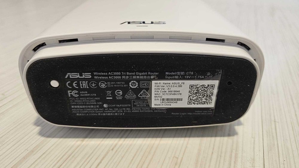 Asus Zenwifi AC CT8 (2 pack) Mesh Wi-Fi Triband Wi-Fi 5 – 802.11ac