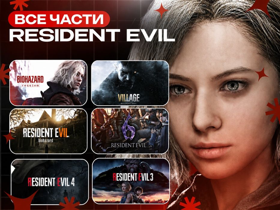 СРОЧНО ПРОДАМ Аккаунт всеми частьми Resident Evil !!!
