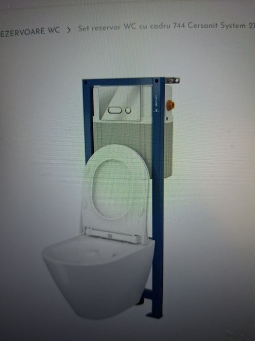 Set vas wc incastrat cersanit