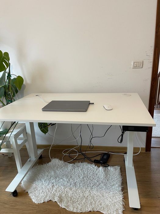 Birou electric Fully Jarvis 120x80 – reglabil pe înălțime, memorii