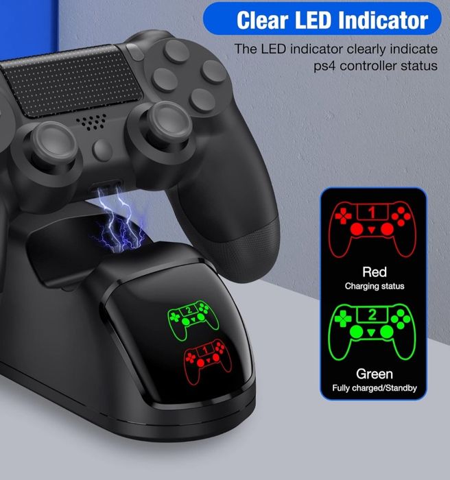 Playstation 4 Djostiki uchun (Zaryad Stansiyasi)