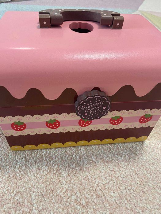 Детски дървен чаен сервиз