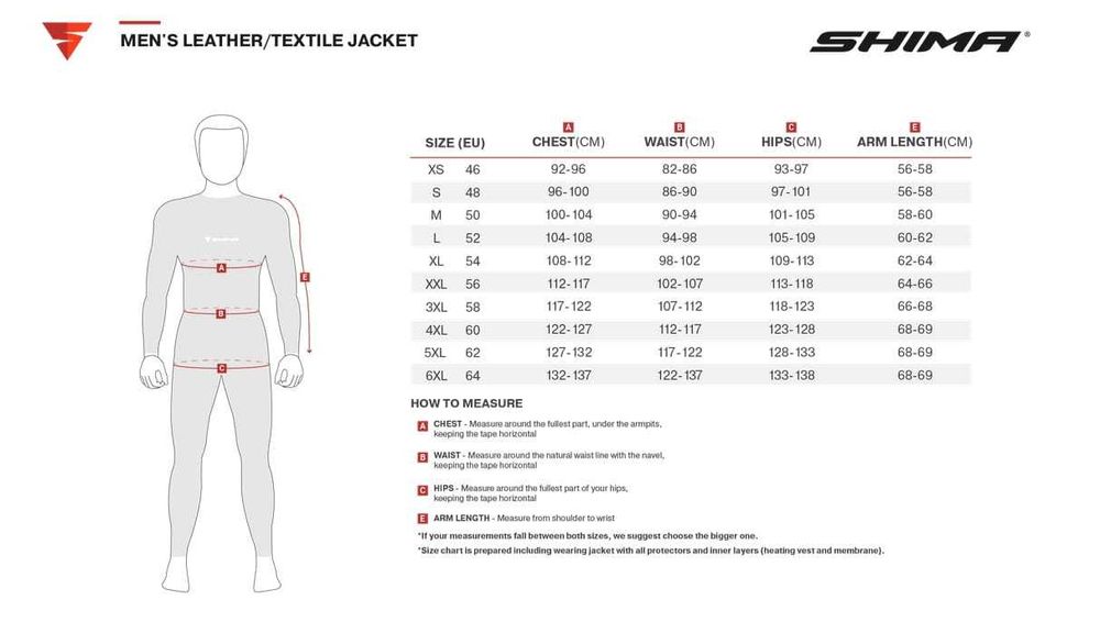 Мъжко двуслойно текстилно мотоциклетно мото яке SHIMA DRIFT  RED