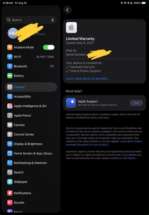 Ipad air m4 2026 - как новый